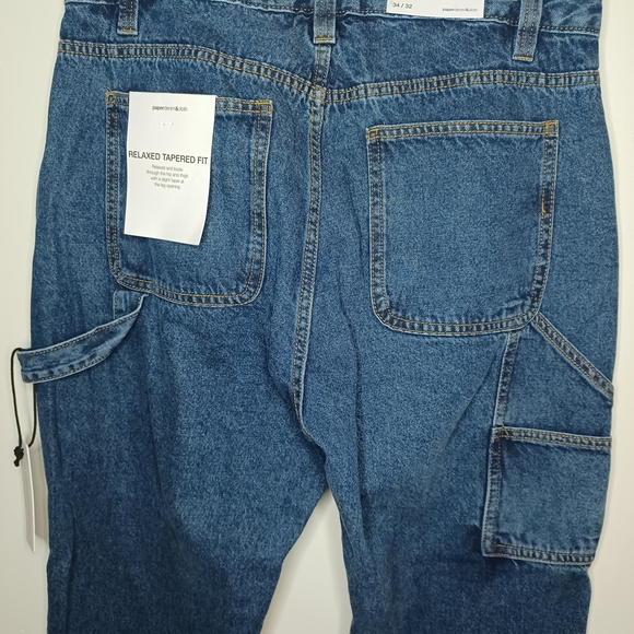 Paper Denim & Cloth Straight Fit Jeans - Deep Blue - Picture 6 of 14